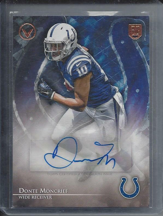 DONTE MONCRIEF 2014 TOPPS VALOR COLTS AUTO RC