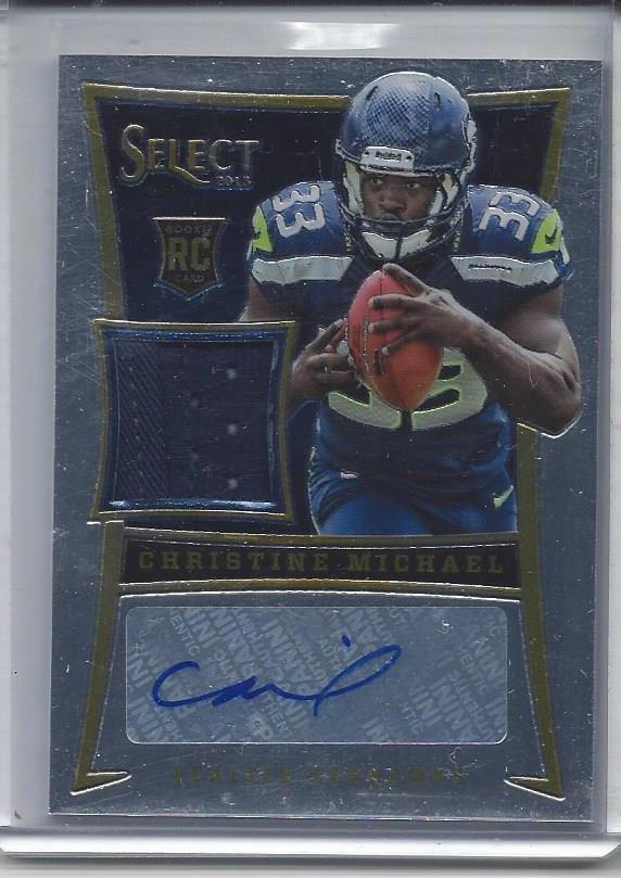 CHRISTINE MICHAEL 2013 SELECT COWBOYS ROOKIE JERSEY AUTO RC #D 402/499