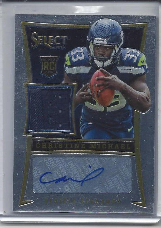 CHRISTINE MICHAEL 2013 SELECT COWBOYS ROOKIE JERSEY AUTO RC #D 402/499