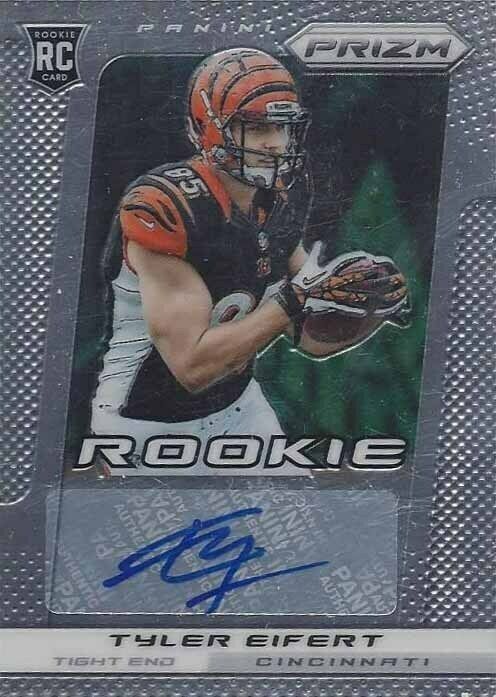 TYLER EIFERT 2013 PANINI PRIZM ROOKIE BENGALS AUTO RC