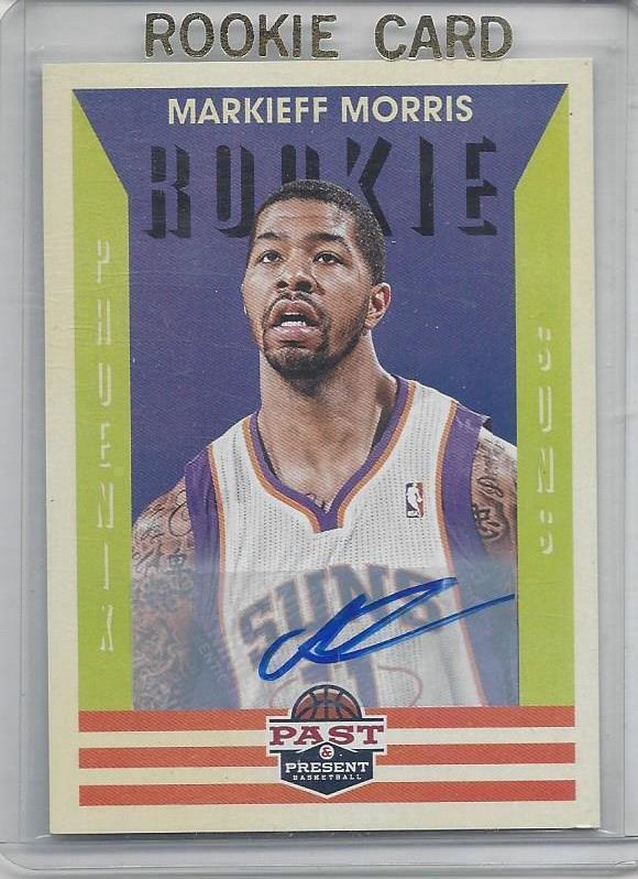 MARKIEFF MORRIS 2012-13 PAST & PRESENT SUNS ROOKIE AUTO RC #242