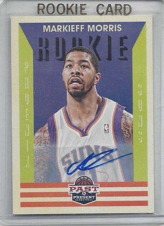 MARKIEFF MORRIS 2012-13 PAST & PRESENT SUNS ROOKIE AUTO RC #242