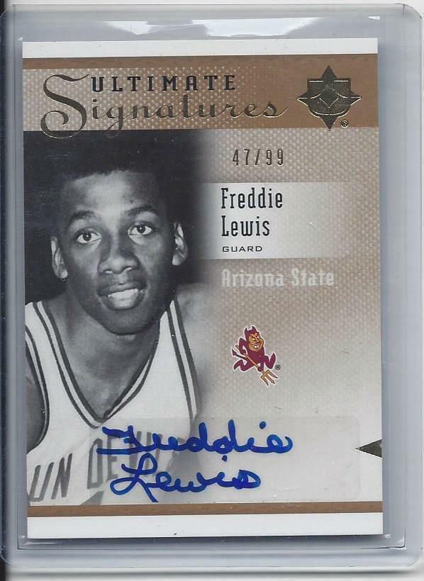 FREDDIE LEWIS 2010 ULTIMATE COLLECTION SIGNATURES AUTO #D 47/99