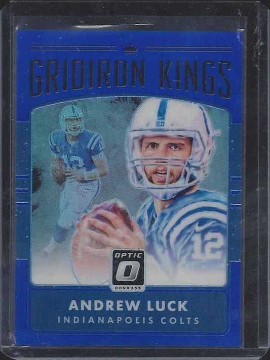 ANDREW LUCK 2016 DONRUSS OPTIC BLUE HOLO PRIZM GRIDIRON KINGS #D /149