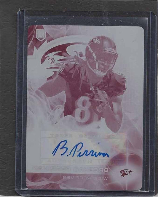 BRESHAD PERRIMAN 2015 TOPPS PLATINUM MAGENTA PRINTING PLATE ROOKIE AUTO RC 1/1