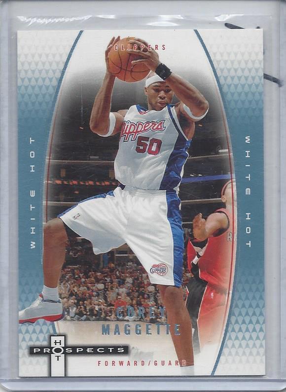 COREY MAGGETTE 2006-07 HOT PROSPECTS WHITE HOT #D 15/15