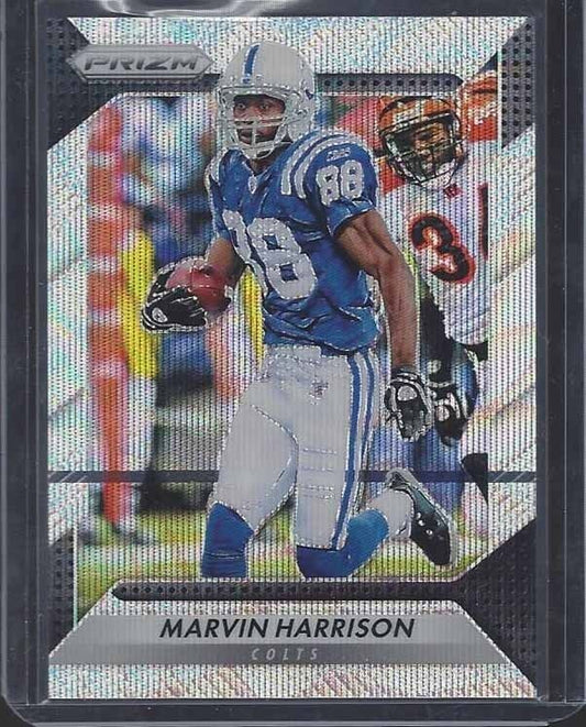 MARVIN HARRISON 2016 PANINI PRIZM BLUE WAVE PRIZMS REFRACTOR #D 98/149