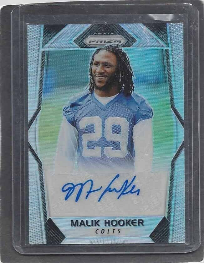 MALIK HOOKER 2017 PANINI PRIZM SILVER PRIZMS ROOKIE AUTO RC