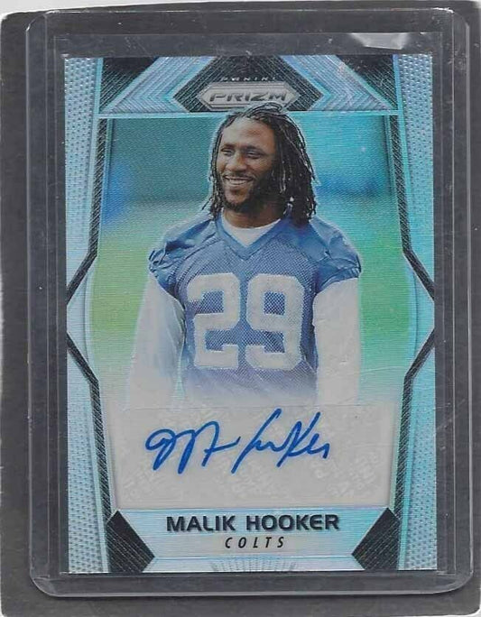 MALIK HOOKER 2017 PANINI PRIZM SILVER PRIZMS ROOKIE AUTO RC