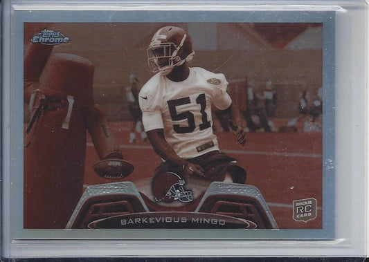 BARKEVIOUS MINGO 2013 TOPPS CHROME BROWNS SEPIA REFRACTOR RC #D 28/99