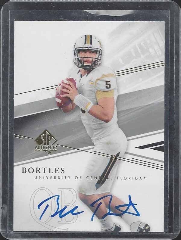 BLAKE BORTLES 2014 SP AUTHENTIC SHORT PRINT RARE ON CARD ROOKIE AUTO RC #127