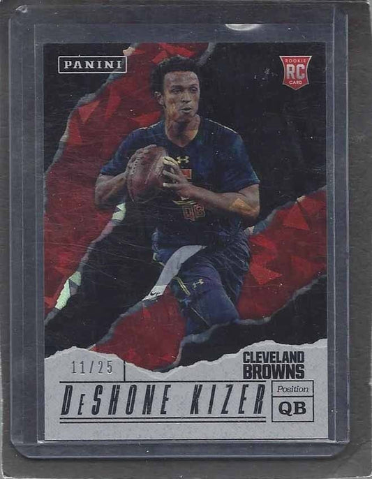 DESHONE KIZER 2017 PANINI FATHER'S DAY CRACKED ICE ROOKIE RC #D 11/25
