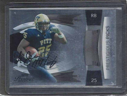 LESEAN MCCOY 2009 PLAYOFF PRESTIGE PRESTIGIOUS PICKS ROOKIE AUTO RC #D 93/100