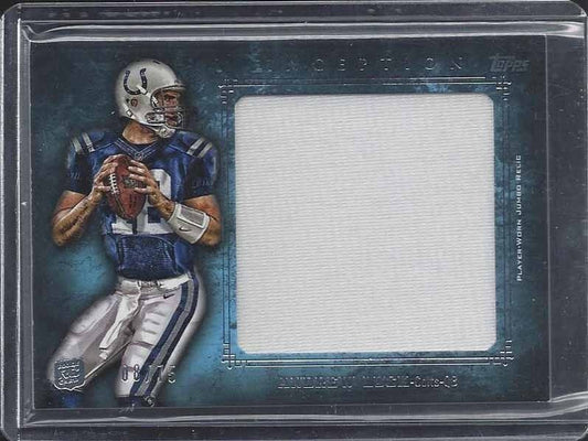 ANDREW LUCK 2012 TOPPS INCEPTION COLTS ROOKIE JUMBO JERSEY RC #D 8/75
