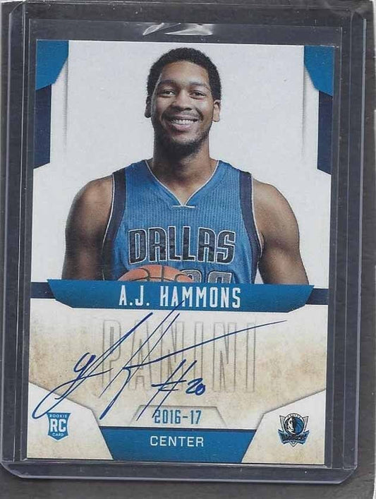 A.J. HAMMONS 2016 PANINI NEXT DAY SIGNATURES RARE ON CARD SP ROOKIE AUTO RC