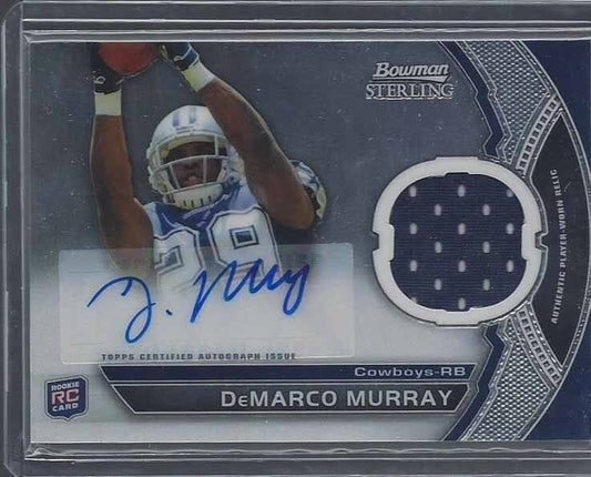 DEMARCO MURRAY 2011 BOWMAN STERLING ROOKIE JERSEY AUTO RC