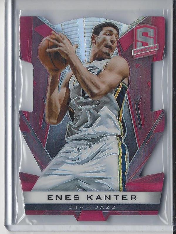 ENES KANTER 2013-14 PANINI SPECTRA RED PRIZM DIE CUT REFRACTOR #D 22/25