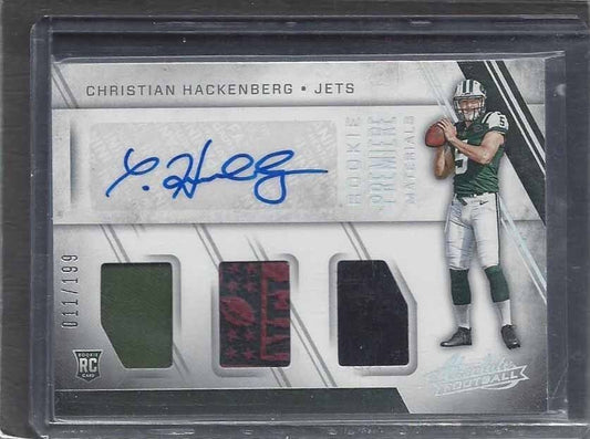 CHRISTIAN HACKENBERG 2016 ABSOLUTE RPM PREMIERE TRIPLE PATCH AUTO RC /199