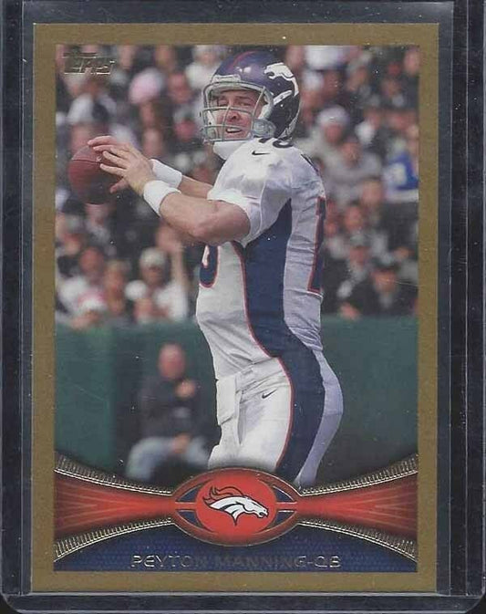 PEYTON MANNING 2012 TOPPS GOLD BRONCOS #D 1420/2012