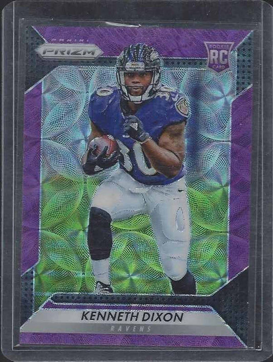 KENNETH DIXON 2016 PANINI PRIZM PURPLE SCOPE PRIZMS REFRACTOR RC #D 48/99