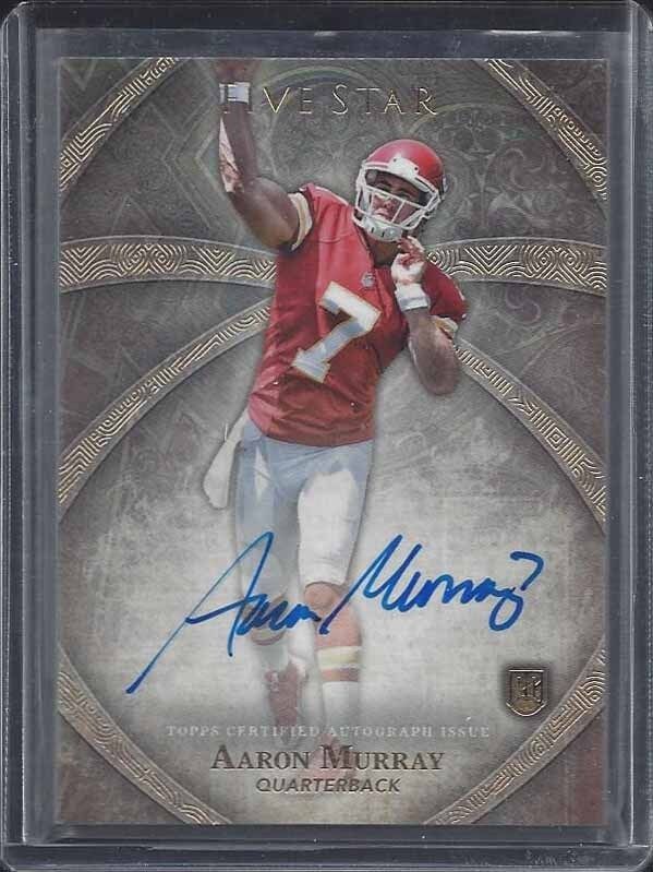 AARON MURRAY 2014 TOPPS 5 FIVE STAR ON CARD ROOKIE AUTO RC