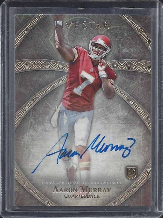 AARON MURRAY 2014 TOPPS 5 FIVE STAR ON CARD ROOKIE AUTO RC