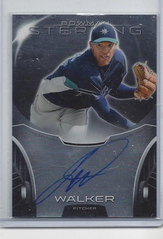 TAIJUAN WALKER 2013 BOWMAN STERLING MARINERS PROSPECT ON CARD AUTO