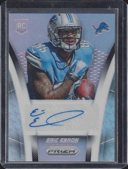 ERIC EBRON 2014 PANINI PRIZM BCA PINK REFRACTOR PRIZMS ROOKIE AUTO RC #D 83/125