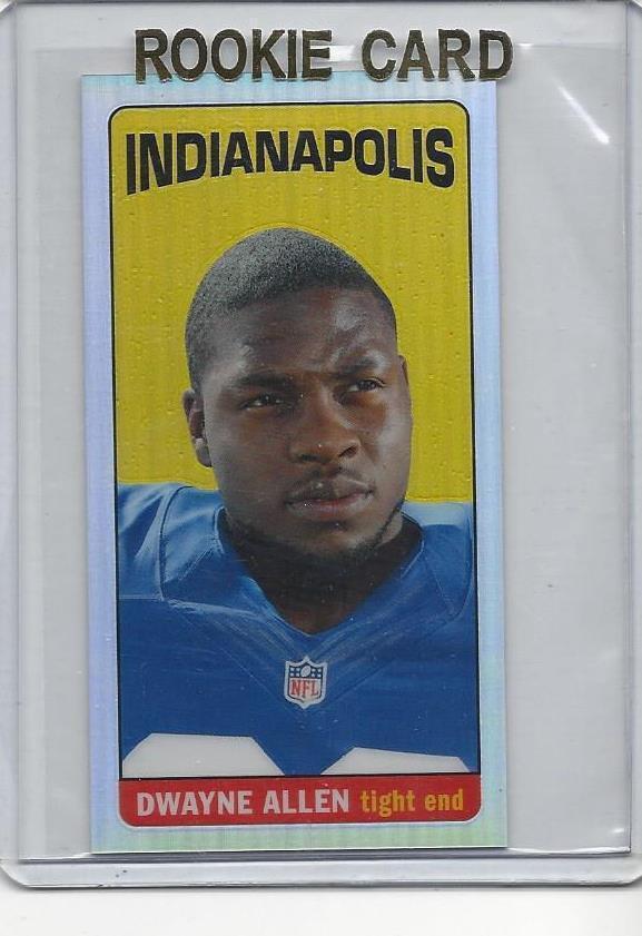 DWAYNE ALLEN 2012 TOPPS CHROME TALL BOY REFRACTOR ROOKIE COLTS RC #D 48/99