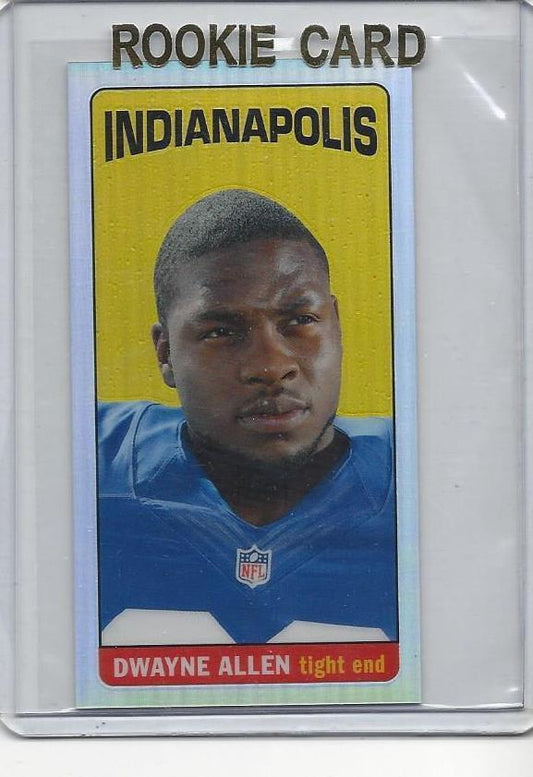 DWAYNE ALLEN 2012 TOPPS CHROME TALL BOY REFRACTOR ROOKIE COLTS RC #D 48/99