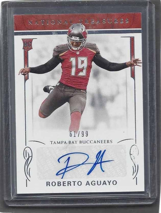ROBERTO AGUAYO 2016 NATIONAL TREASURES TRUE ROOKIE AUTO RC #D 61/99