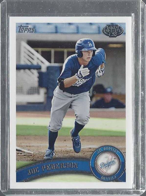 JOC PEDERSON 2011 TOPPS PRO DEBUT DODGERS PROSPECT #62