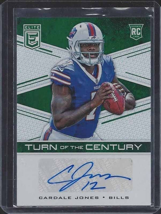 CARDALE JONES 2016 ELITE TURN OF THE CENTURY BILLS ROOKIE AUTO RC