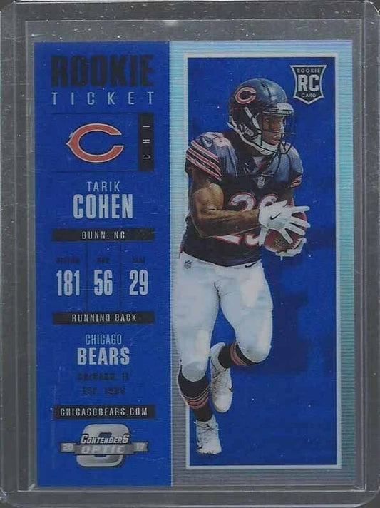 TARIK COHEN 2017 CONTENDERS OPTIC BLUE HOLO PRIZM RC #D 47/99