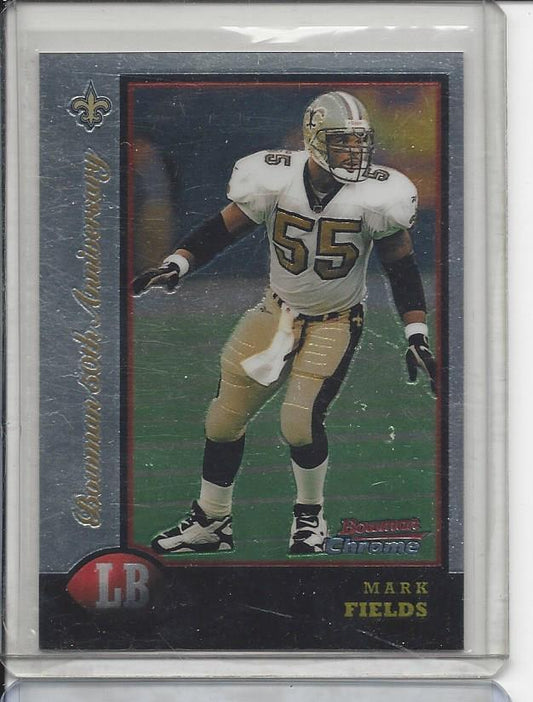 MARK FIELDS 1998 BOWMAN 50TH ANNIVERSARY SAINTS GOLD #D 34/50