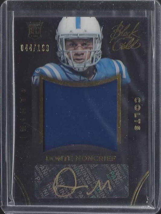 DONTE MONCRIEF 2014 PANINI BLACK GOLD JUMBO COLTS ROOKIE JERSEY AUTO RC #D /199