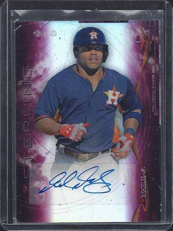 DELINO DESHIELDS 2014 BOWMAN STERLING PURPLE PROSPECT AUTO #D 99/99