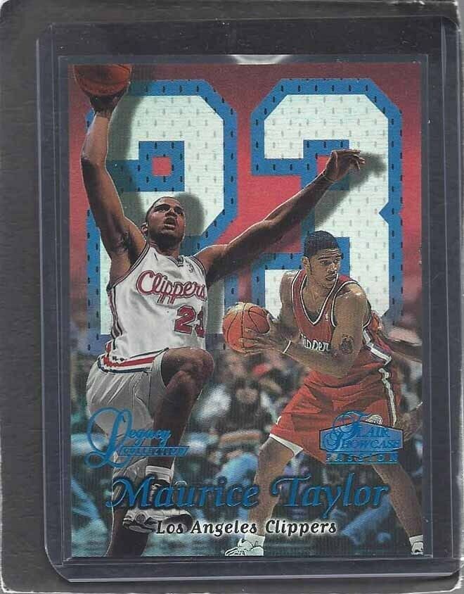 MAURICE TAYLOR 1998-99 FLAIR SHOWCASE LEGACY COLLECTION #D 3/99