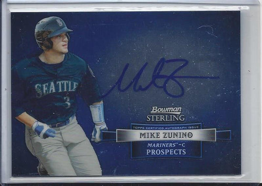 MIKE ZUNINO 2012 BOWMAN STERLING MARINERS ON CARD PROSPECT AUTO