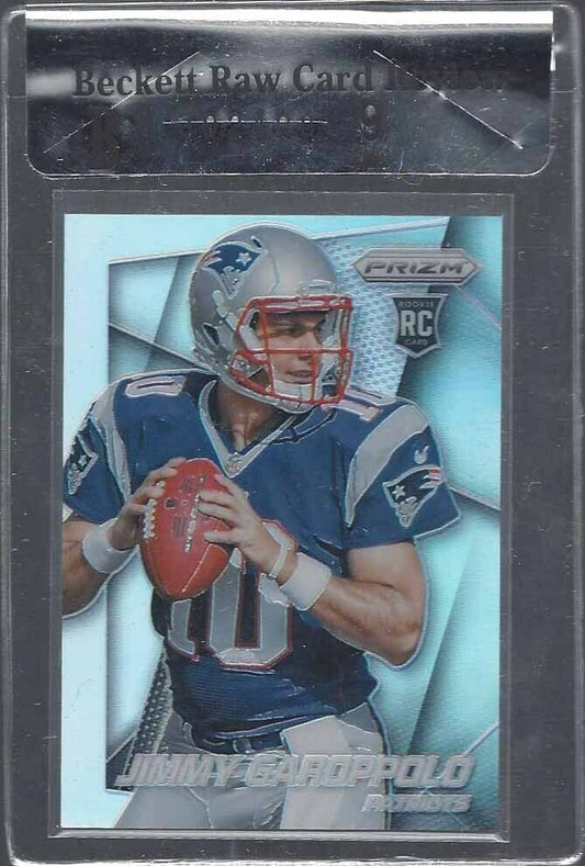JIMMY GAROPPOLO 2014 PANINI PRIZM SILVER PRIZMS SP ROOKIE RC #243 BGS 9 MINT
