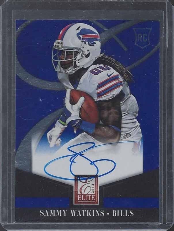 SAMMY WATKINS 2014 ELITE ON CARD ROOKIE AUTO RC #35