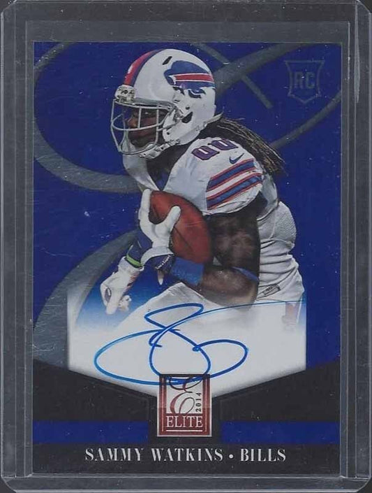SAMMY WATKINS 2014 ELITE ON CARD ROOKIE AUTO RC #35