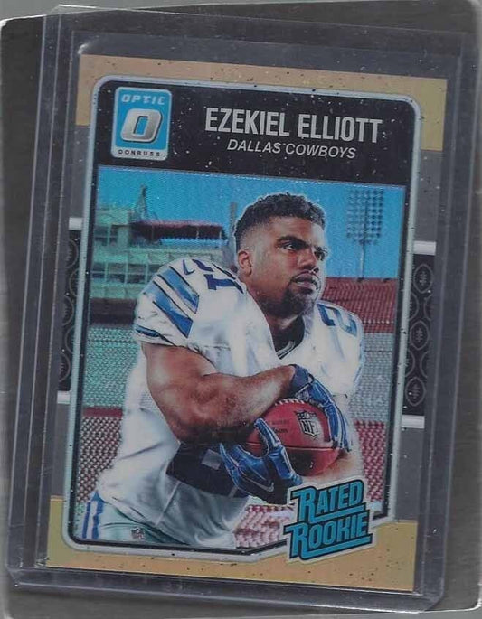 EZEKIEL ELLIOTT 2016 DONRUSS OPTIC ORANGE HOLO PRIZMS ROOKIE RC #D 83/199