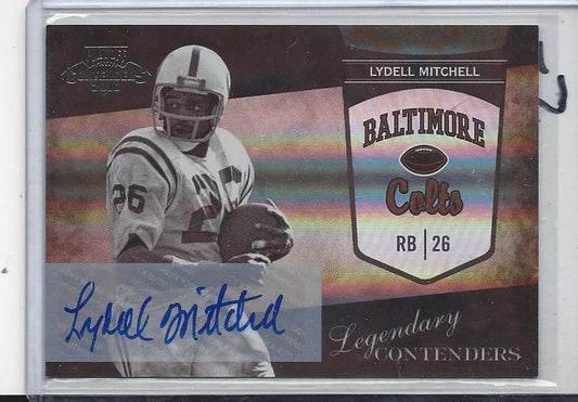 LYDELL MITCHELL 2010 PLAYOFF CONTENDERS LEGENDARY COLTS RARE SP AUTO #2
