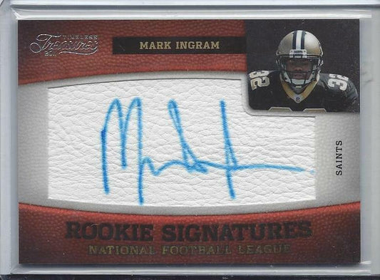 MARK INGRAM 2011 TIMELESS TREASURES ROOKIE RECRUITS ON CARD AUTO RC #D /265