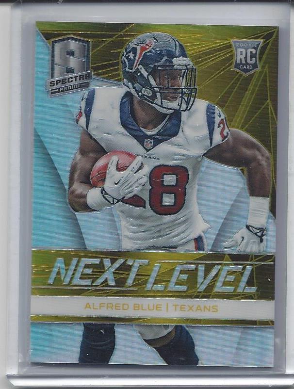 ALFRED BLUE 2014 PANINI SPECTRA GOLD REFRACTOR NEXT LEVEL PRIZM RC #D 18/25