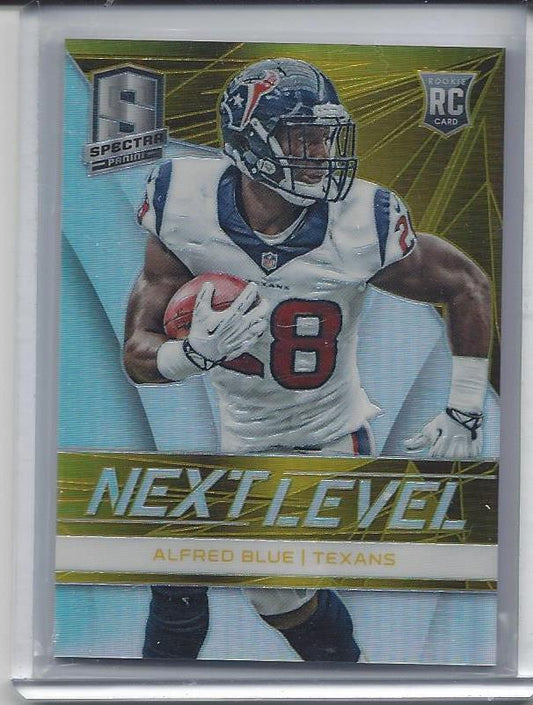 ALFRED BLUE 2014 PANINI SPECTRA GOLD REFRACTOR NEXT LEVEL PRIZM RC #D 18/25