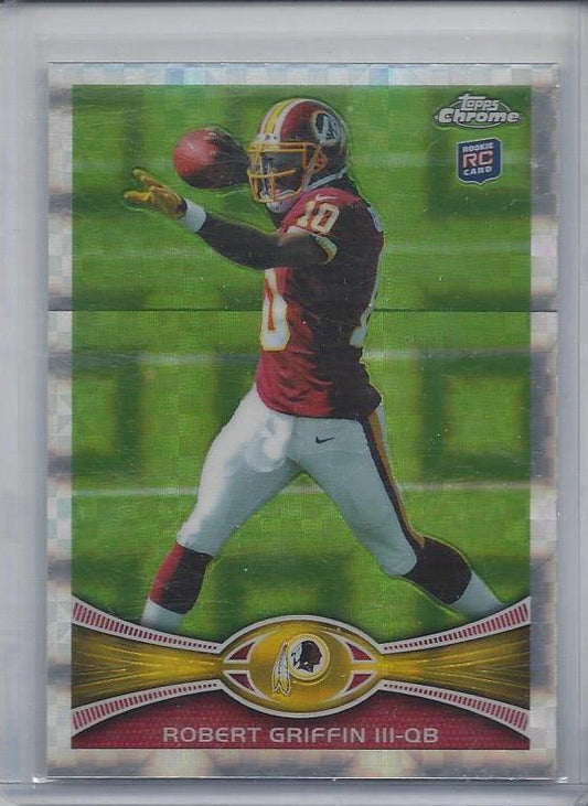 ROBERT GRIFFIN III 2012 TOPPS CHROME X-FRACTOR REFRACTOR RC #200