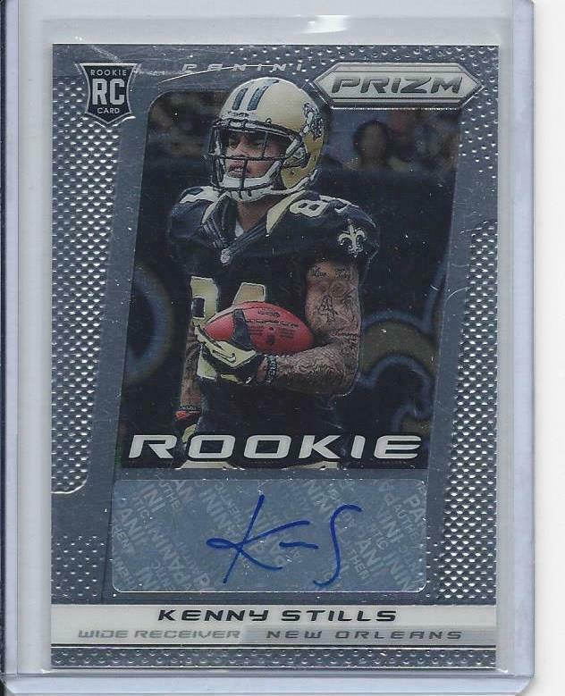 KENNY STILLS 2013 PANINI PRIZM ROOKIE SAINTS AUTO RC