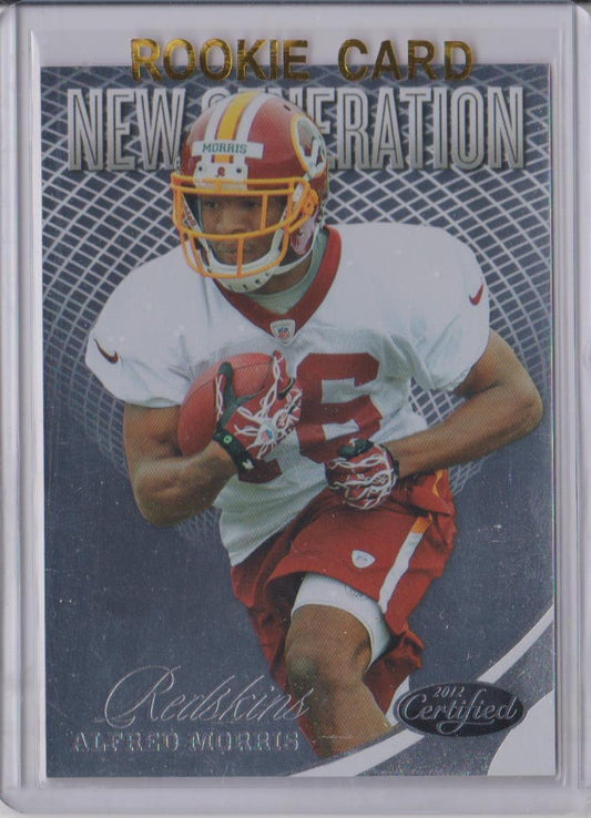 ALFRED MORRIS 2012 CERTIFIED NEW GENERATION REDSKINS TRUE RC #D 898/999